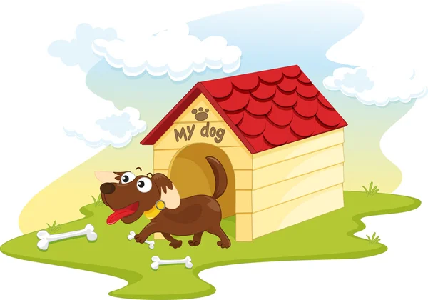 Dog house — Stockový vektor