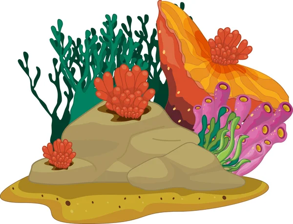 Havet växter — Stock vektor