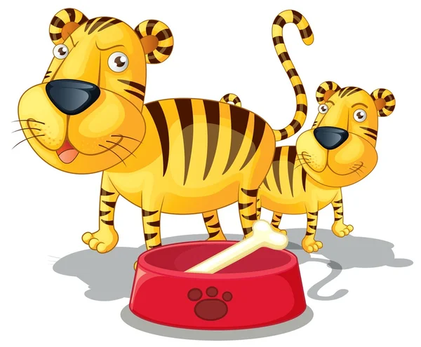 Tigri — Vettoriale Stock