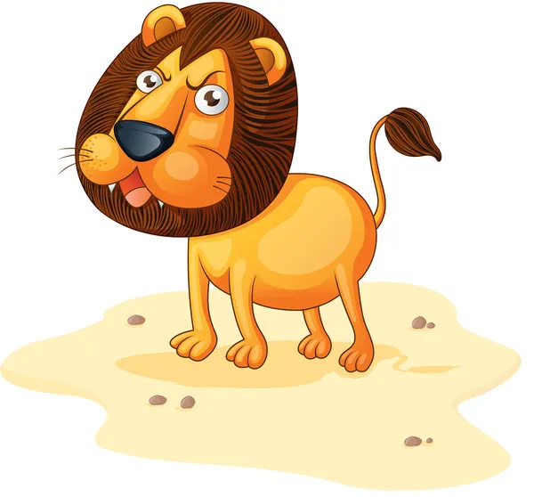 Lion debout — Image vectorielle
