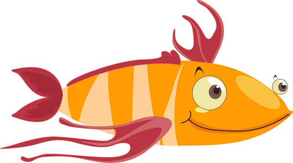 Strange fish — Stock Vector