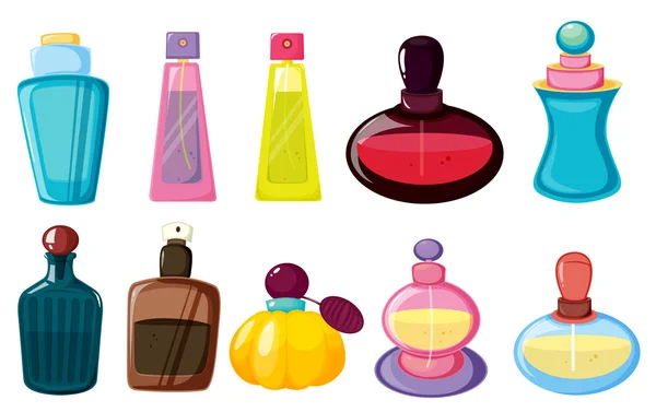 Frascos de perfume — Vector de stock