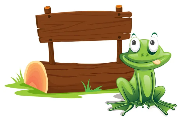 青蛙标志 — 图库矢量图片