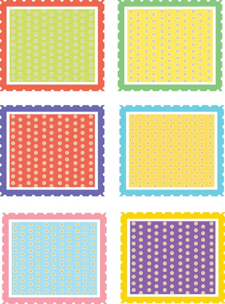 Square patterns — Stock Vector