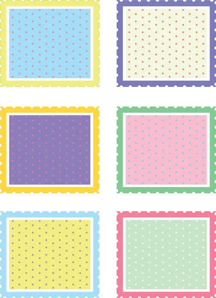 Square patterns — Stock Vector
