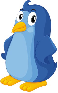 Comical penguin clipart