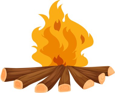 Campfire clipart