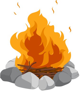 Campfire clipart