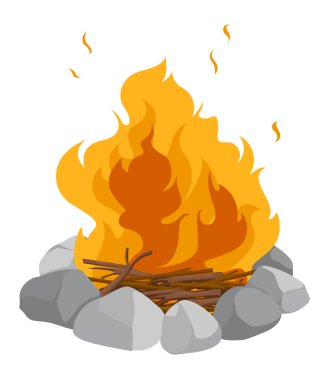 Campfire clipart