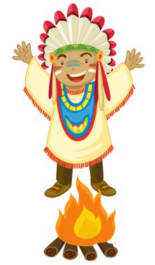 american indian clipart