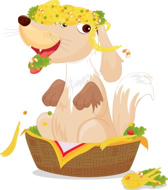 Cartoon dog clipart