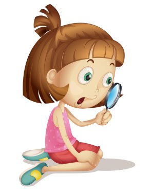 Explorer girl clipart