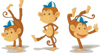 monkeys clipart