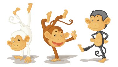 monkeys clipart