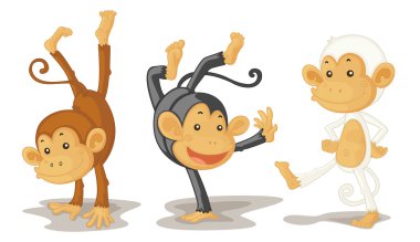 monkeys clipart