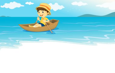 on the water clipart