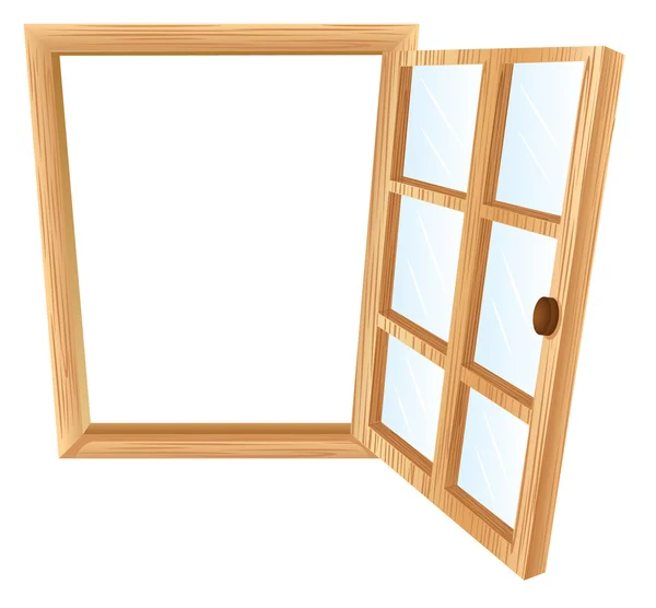 Quadro de janela única — Vetor de Stock