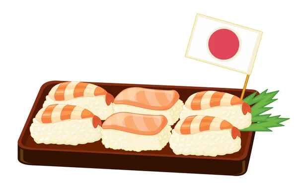 Japanisches Essen — Stockvektor