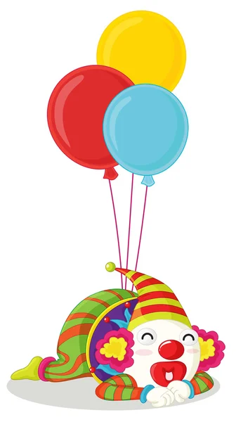 Pajac z balonów — Wektor stockowy