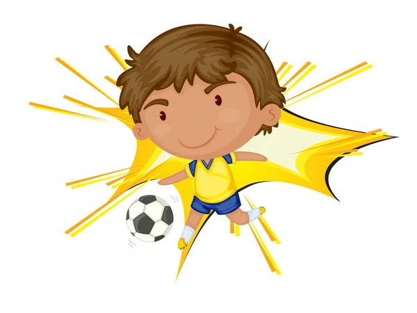 Futbol yıldızı — Stok Vektör