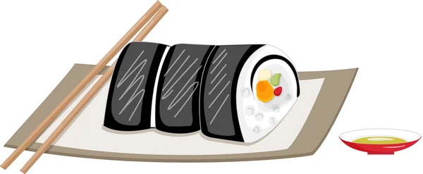 Sushi — Stockvektor