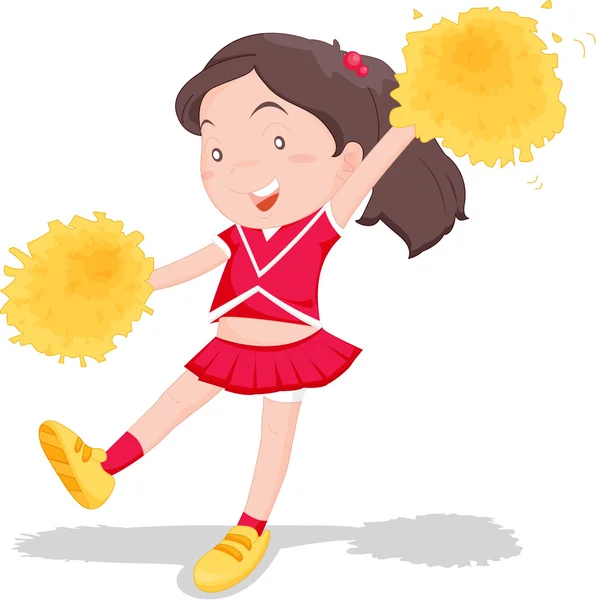 Cheerleader — Stockvector