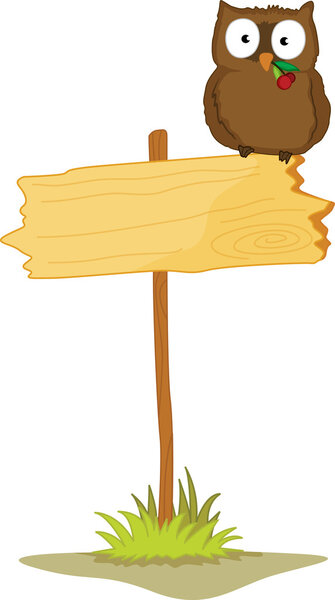 птица на знак
