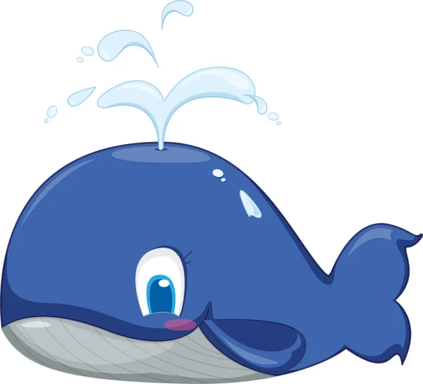Μπλε φάλαινα — Διανυσματικό Αρχείο