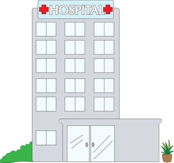 Hospital. — Vector de stock