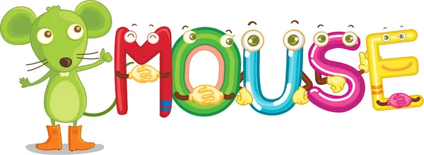 Mouce αλφάβητο — Διανυσματικό Αρχείο