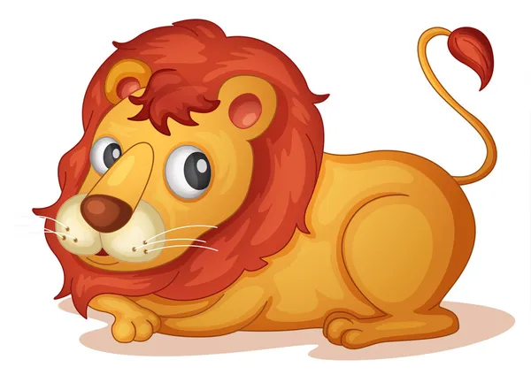 Illustrazione leone — Vettoriale Stock