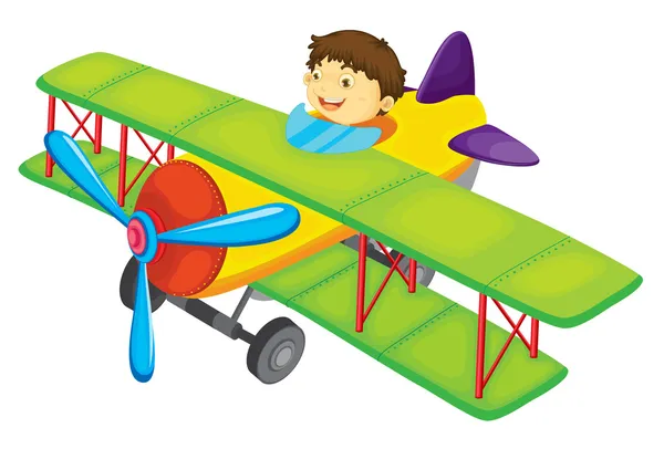 Летучий мальчик — стоковый вектор