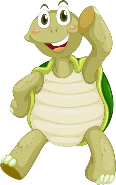 Симпатичный персонаж черепахи — стоковый вектор