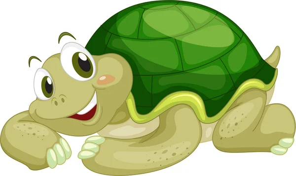 Animasyonlu kaplumbağa — Stok Vektör