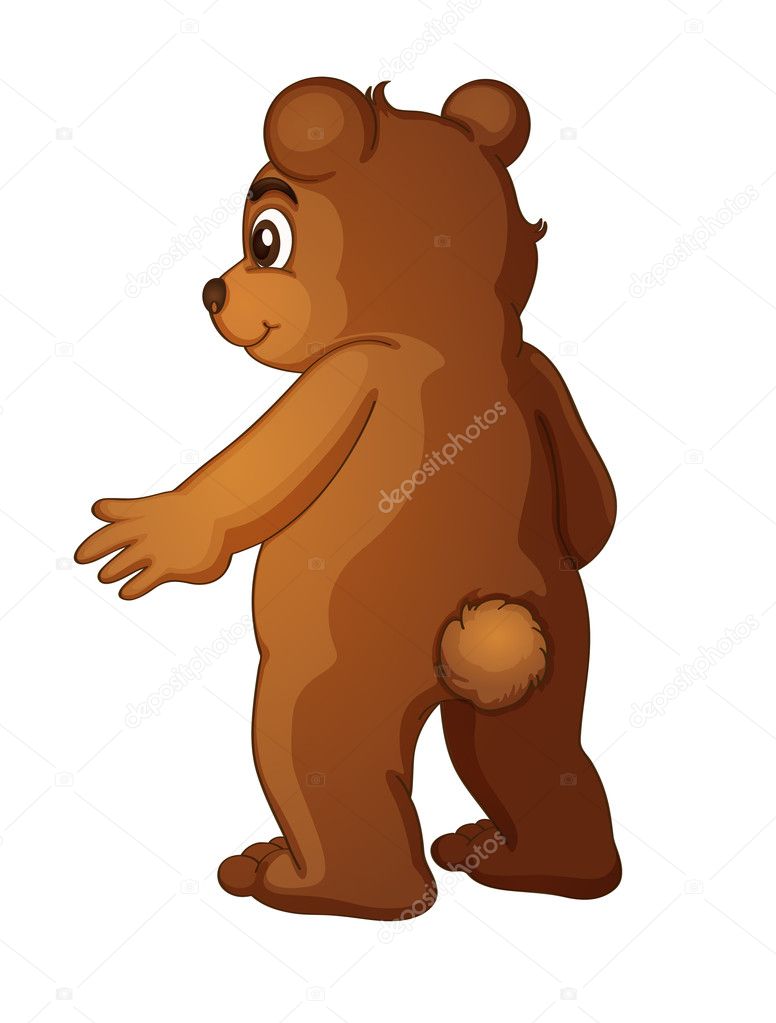 棕色的卡通熊叫什么图片