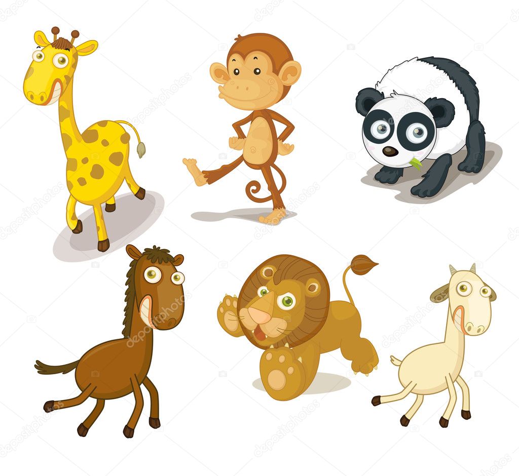 Animal collection Stock Vector Image by ©interactimages #10274361