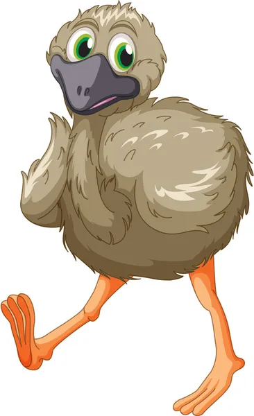 Cartone animato Emu — Vettoriale Stock