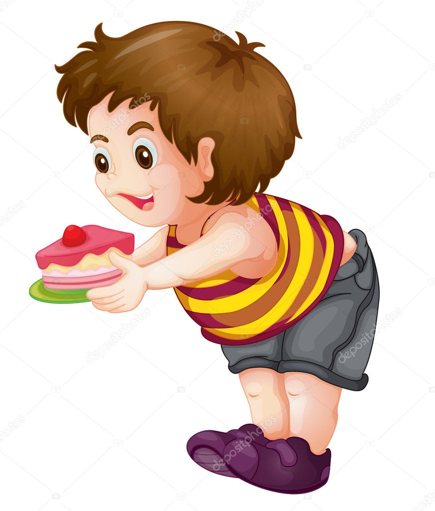 Obese child Vector Art Stock Images | Depositphotos