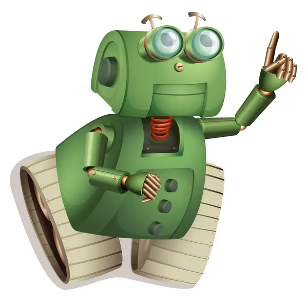 Ретро робот — стоковий вектор
