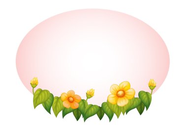 Flower template clipart