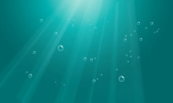 Bajo el agua — Vector de stock