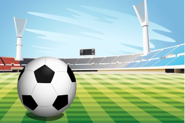 Soccer stadium clipart