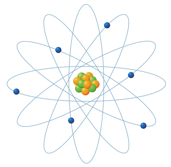 Atoom structuur — Stockvector