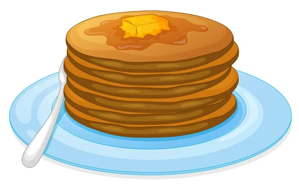 Pancake - Stok Vektor
