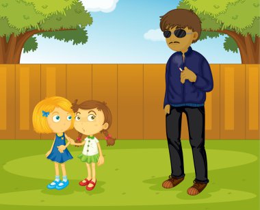 stranger danger clipart