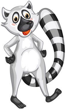 Mr Lemur clipart