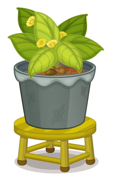 Plante en pot — Image vectorielle