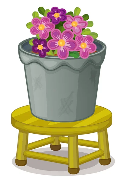 Plante en pot — Image vectorielle