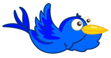 Blue bird clipart