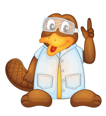 Platypus clipart